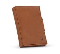 DONBOLSO Cartera NextGen | Cartera Hombre con Monedero | Billetera Delgada con Protección RFID | Estuche de hasta 11 Tarjetas | Mini Carteras para Hombre | Vintage Marrón