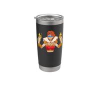 Doncella del escudo con cuernos de tink Vaso térmico de acero inoxidable de doble pared