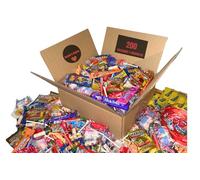Donda's House® Pack MEGA 200 Ud. Caramelos y Golosinas Navidad. Chuches Cumpleaños. Relleno piñata. Todo envuelto individualmente. Incluye 20 bolsas cono cumpleaños y 20 cierres bolsas. (Pack MEGA)