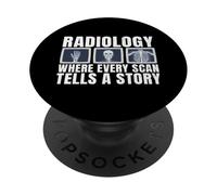 Donde Cada escaneo Cuenta una Historia Radiología PopSockets PopGrip Adhesivo