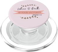 ¿Dónde está la Muerte tu Victoria? Corintios 15:55 Pascua PopSockets PopGrip para MagSafe
