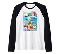 ¿Dónde está mi Mente? - Nota de Rescate Camiseta Manga Raglan