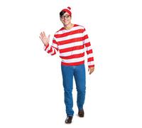 ¿Dónde Está Wally? Disfraz Clásico Para Adultos De Wally