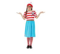 Dónde Está Wally Wenda Traje Disfraz Niña Semana Del Día Mundial Libro Edad 4-14