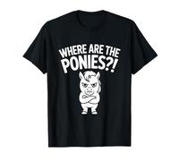 ¿Dónde Están Los Ponis?! - Funny USA Meme Animal Camiseta