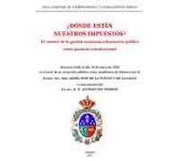 ¿Dónde están nuestros impuestos?: El control de la gestión económico-financiera pública como garantía constitucional