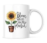 Donde Estás Plantado Taza Único Tazas De Desayuno Duradero Mug Para Oficina Bebidas Frías Y Calientes Espresso 330Ml