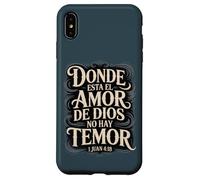 Donde habita el Amor de Dios 1 Juan 4:18 Inspirador Carcasa para iPhone XS MAX
