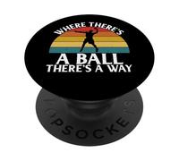 Donde Hay una Pelota Hay un Manera de Balonmano PopSockets PopGrip Adhesivo