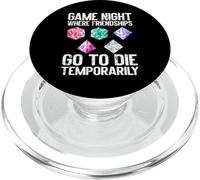 Donde Las amistades Van a Morir temporalmente Game Night PopSockets PopGrip para MagSafe
