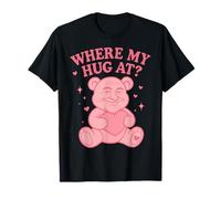 Donde mi Abrazo en Funny Meme Cute Teddy Bears Camiseta