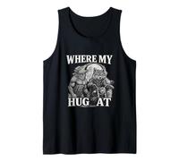 Donde mi Abrazo en la desquiciada Gen Z Meme Argot Bootleg Brainrot Camiseta sin Mangas