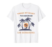 Donde mi corazón vagaba San Bernardino California Camiseta