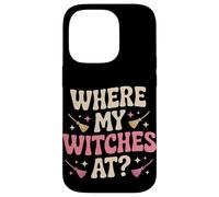 Donde mis brujas en Halloween Carcasa para iPhone 14 Pro