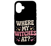 Donde mis brujas en Halloween Carcasa para iPhone 16