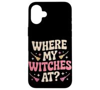 Donde mis brujas en Halloween Carcasa para iPhone 16 Plus