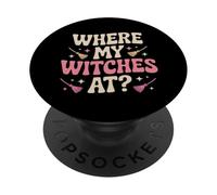 Donde mis brujas en Halloween PopSockets PopGrip Adhesivo
