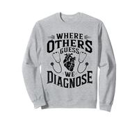 Donde otros suponen que diagnosticamos internista en medicina interna Sudadera