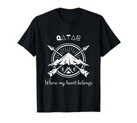 Donde pertenece mi corazón Qatar Vacaciones Qatar Camiseta