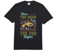Donde Termina el Camino La diversión Comienza Motocross Off-Road Racing Comfort Colors Adult Heavyweight T-Shirt