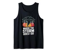 Donde va la tormenta voy Tornado Storm Chase Camiseta sin Mangas
