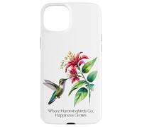 Donde van los colibríes, la felicidad crece para los amantes de la naturaleza Carcasa para iPhone 15 Plus