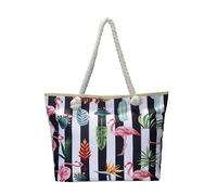 DonDon Bolso de playa grande impermeable con cremallera bolso de hombro Fiji Islandia