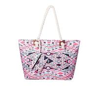 DonDon Bolso de playa grande impermeable con cremallera Kaleidoscope