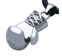 DonDon Collar de Cuero para Hombre 50 cm con Colgante de Acero Inoxidable - Diferentes Modelos