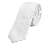 DonDon Corbata estrecha de algodón para hombres de 6 cm a cuadros