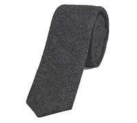 DonDon Corbata estrecha de algodón para hombres de 6 cm a cuadros