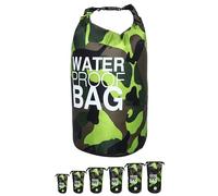 DonDon Dry Bag Bolsa Impermeable 2l, 5l, 10l, 15l, 20l, 30l con Bandolera - camuflar 20 litros
