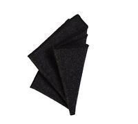 DonDon Pañuelo 23 x 23 cm auto-plegable fabricado de algodón con estilo tweed monocromo Negro 2