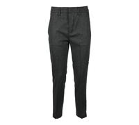Dondup - Elegantes pantalones de mezcla de lana - Trousers - Mujer - Gris - W30 -