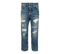 Dondup - Jeans con Botones Adornados con Joyas - Jeans - Mujer - Azul - W25 -