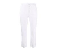 Dondup - Nima Loose Gabardine Pants - Trousers - Mujer - Blanco - W30 -