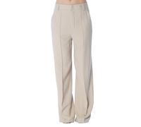 Dondup - Pantalón Abby wide leg chino - Trousers - Mujer - Beige - S -