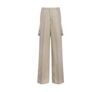 Dondup - Pantalone Wide Leg Chino - Trousers - Mujer - Gris - L -