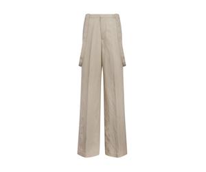 Dondup - Pantalone Wide Leg Chino - Trousers - Mujer - Gris - M -