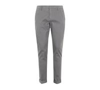 Dondup - Pantalones Chinos Slim con Bolsillos Traseros - Trousers - Hombre - Gris - W36 -