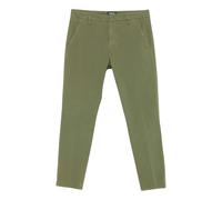 Dondup - Pantalones Cortos Chinos de Algodón Verde - Trousers - Hombre - Verde - W33 -