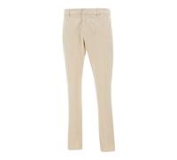 Dondup - Pantalones de Algodón Elástico - Trousers - Hombre - Beige - W31 -