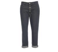 Dondup - Pantalones de cuero napa de corte holgado Koons - Jeans - Mujer - Negro - W27 -