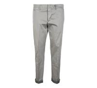 Dondup - Pantalones Joe con Bolsillos con Cremallera - Trousers - Hombre - Gris - W38 -