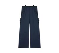 Dondup - Tecla Wide Leg Chino - Trousers - Mujer - Azul - L -