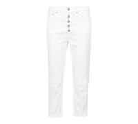 Dondup - Vaqueros Rectos Modelo Koons Efecto Usado - Jeans - Mujer - Blanco - W29 -