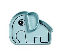 Done by deer Plato infantil Elphee Stick&Stay 17x20 cm Blue