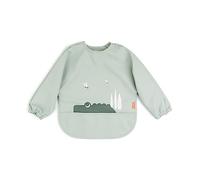 Done by Deer Babero con bolsillo y mangas Croco Verde