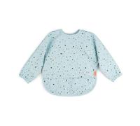 Done by deer Babero con mangas Happy Dots Blue