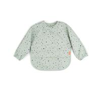 Done by deer Babero con mangas Happy Dots Green